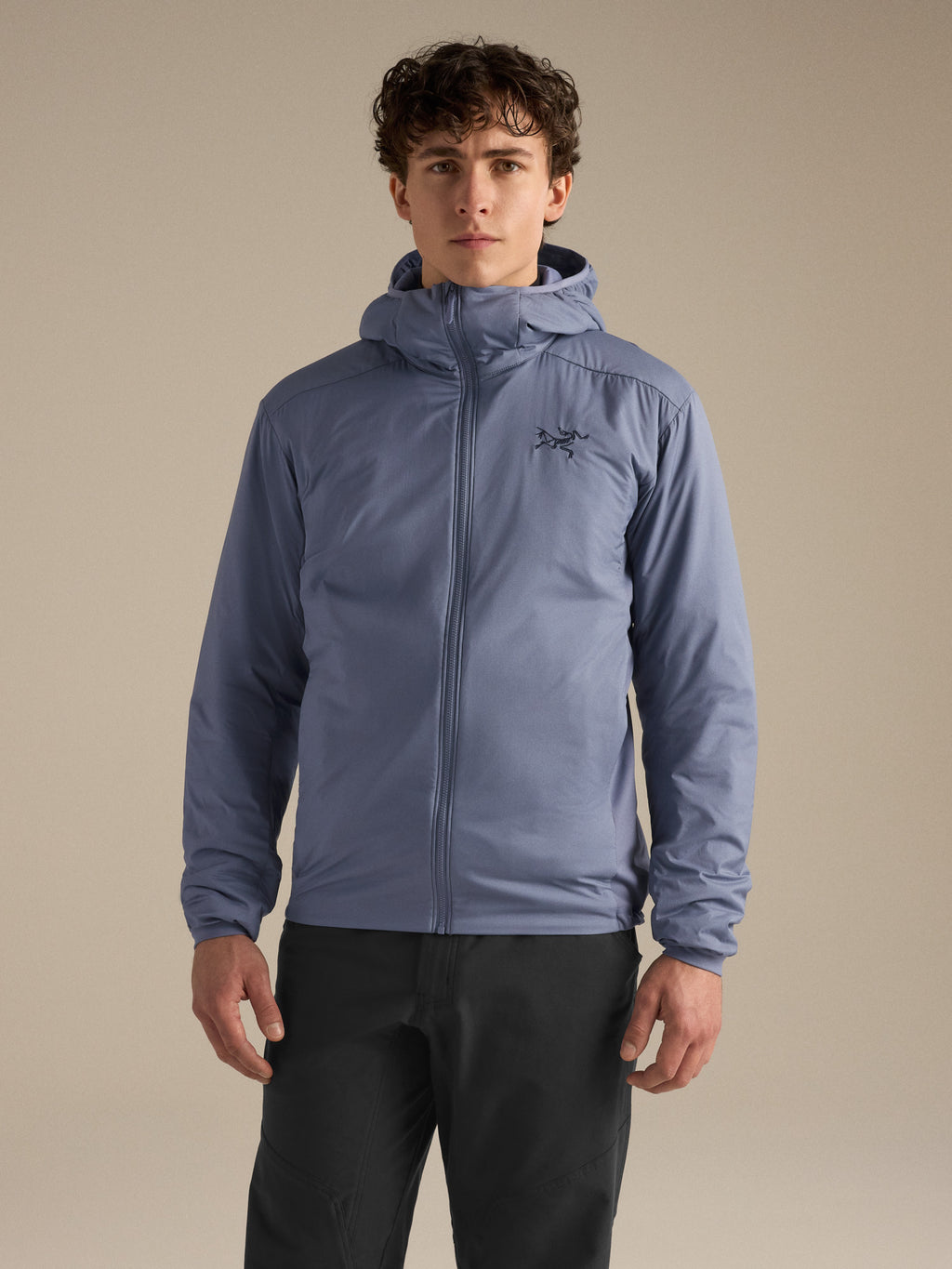 Atom Hoody Stratus Front View