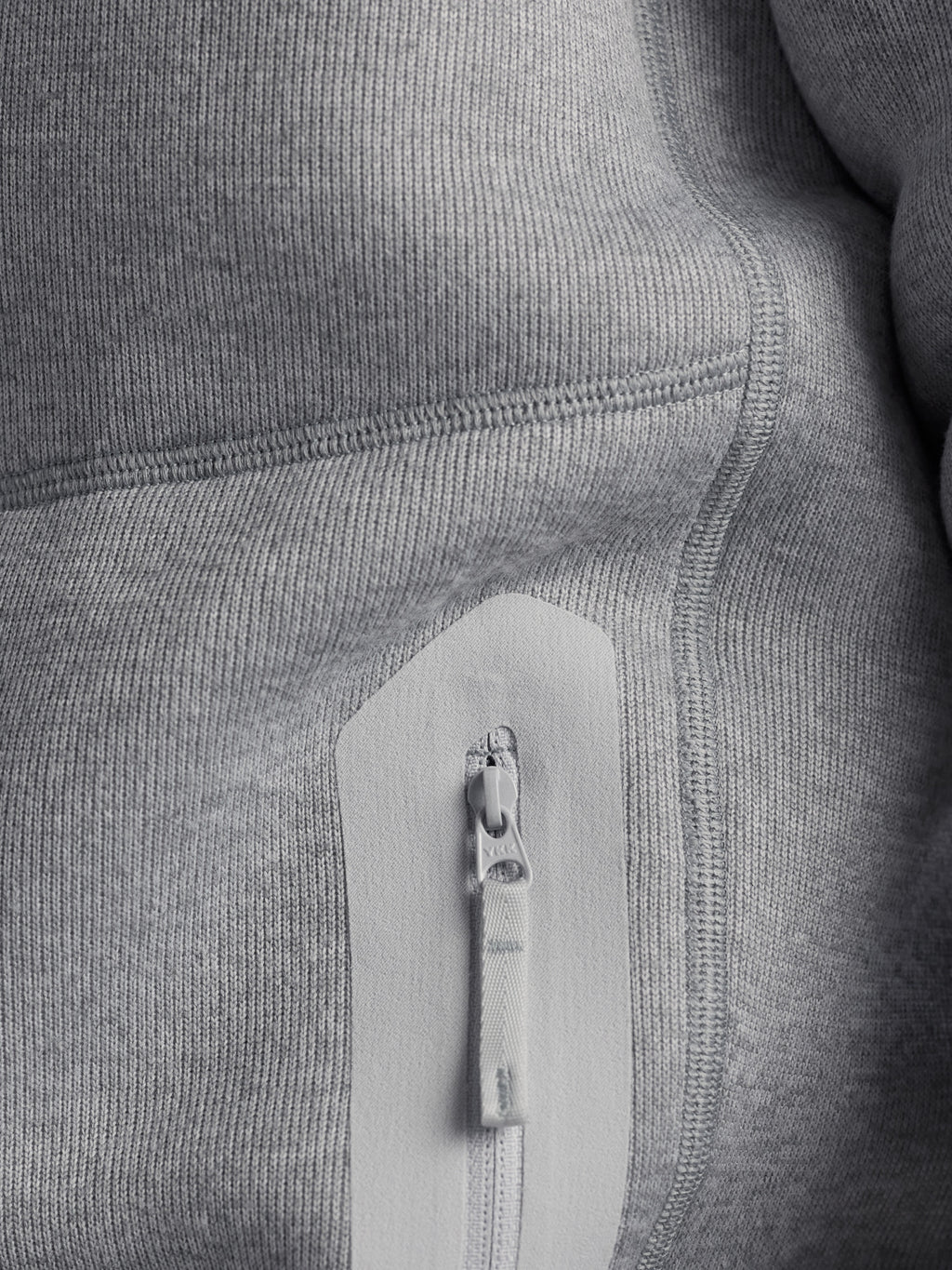 Covert Pullover Hoody Solitude Heather Fabric Detail