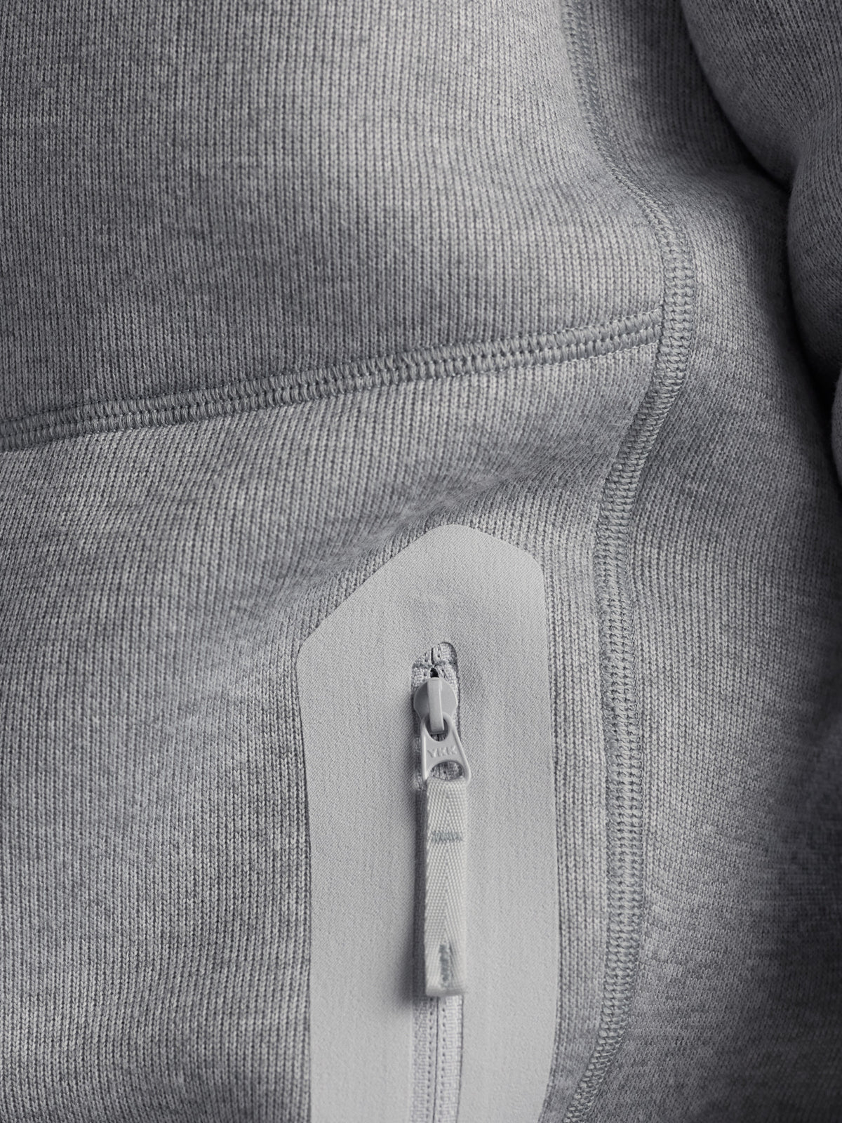 Covert Pullover Hoody Solitude Heather Fabric Detail