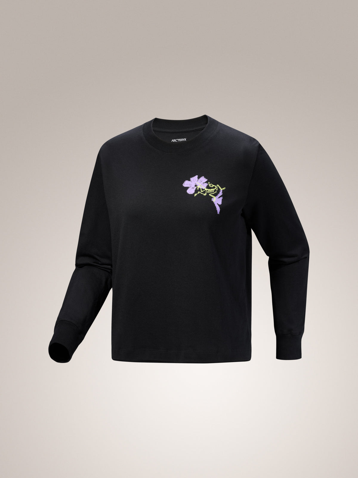 Kragg SL Cotton Bloom Crew Shirt LS Women's Black 