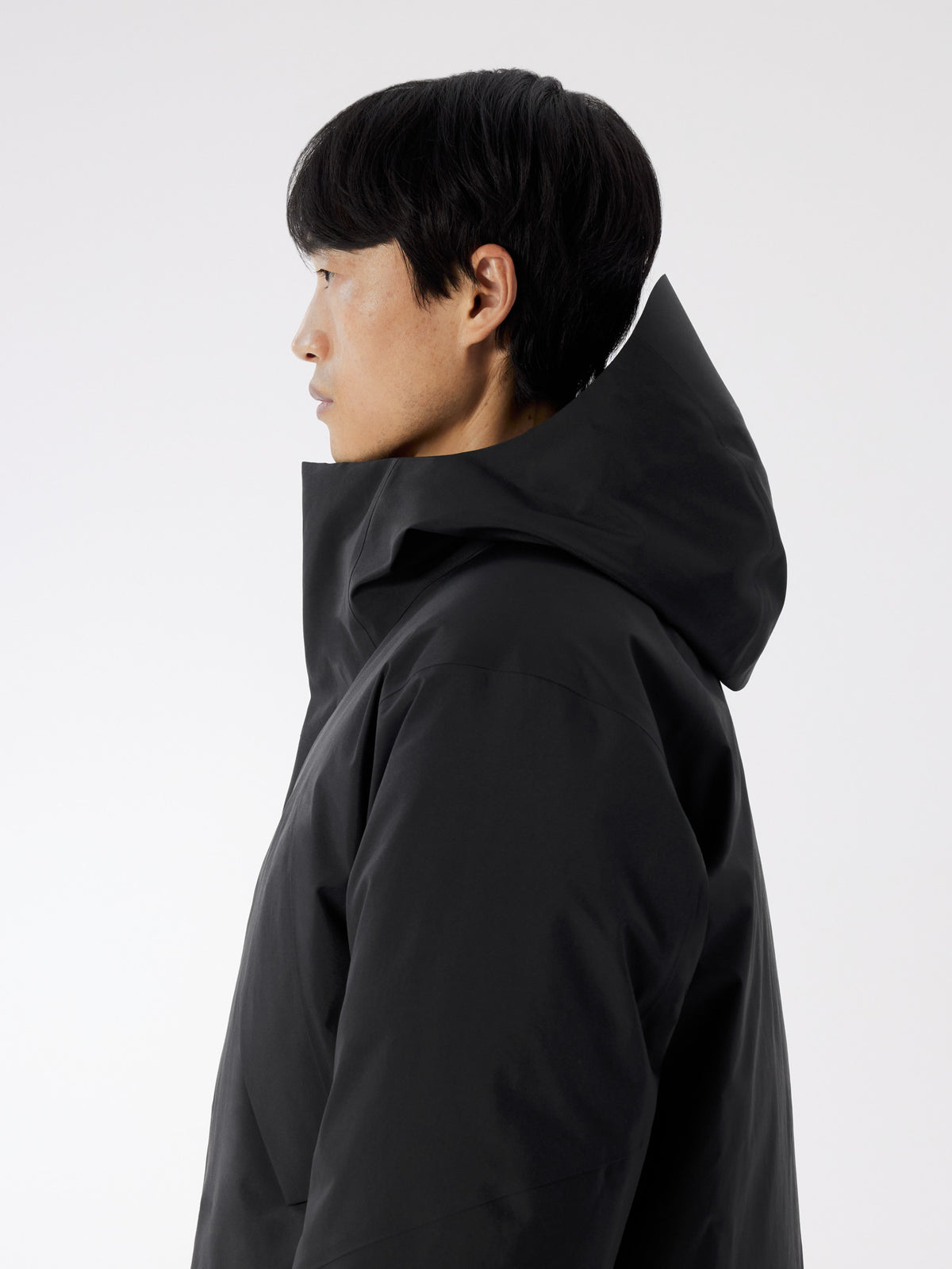 Sorin Down Parka Black Detail 2