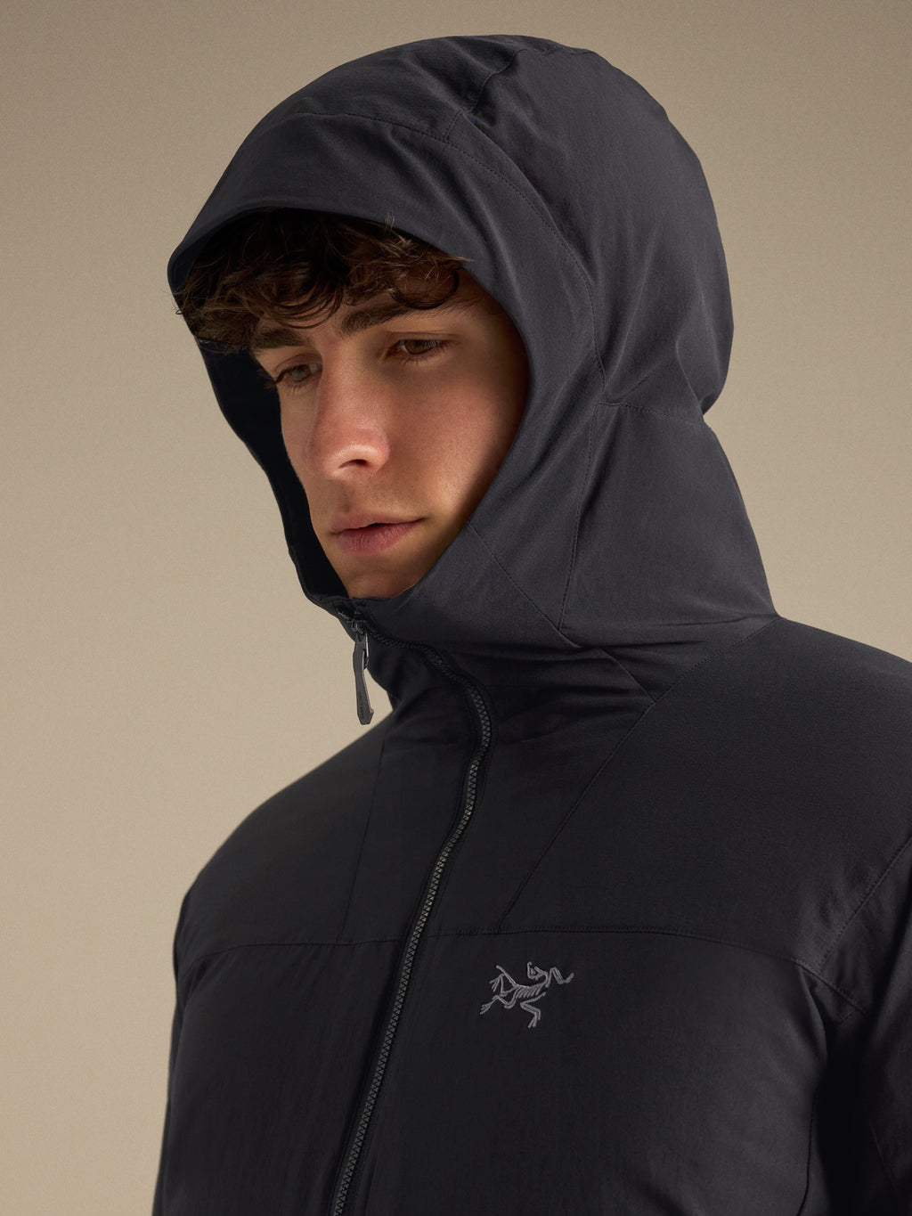 Epsilon Insulated Hoody Black Hood