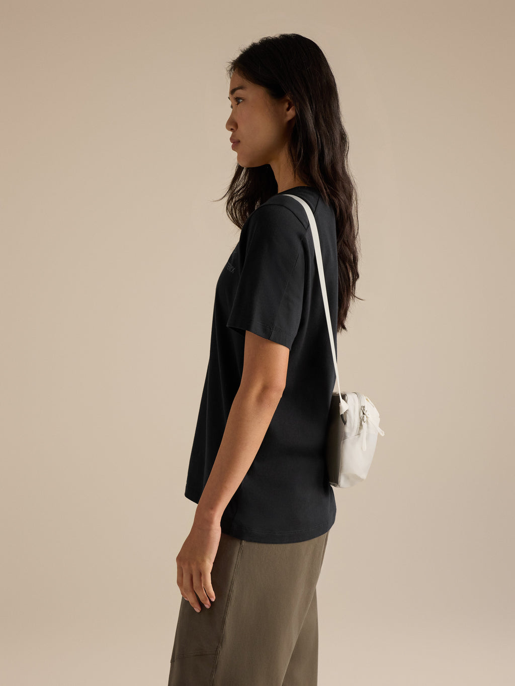 Heliad Crossbody Bag Sea Salt Side View