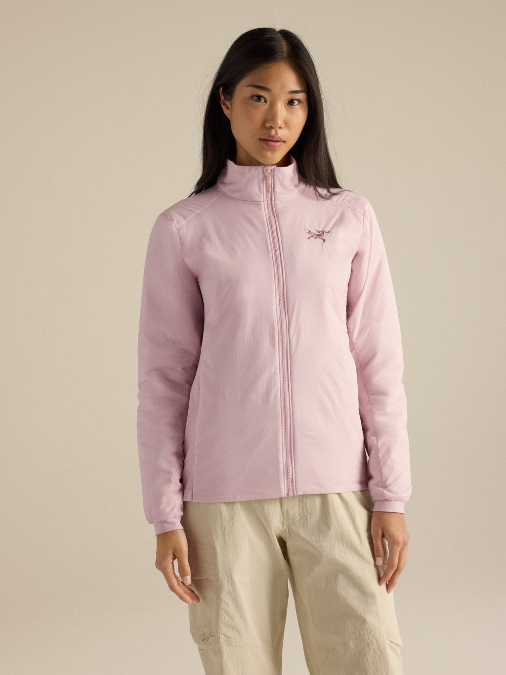 Atom Jacket Women's Alpine Rose Front View