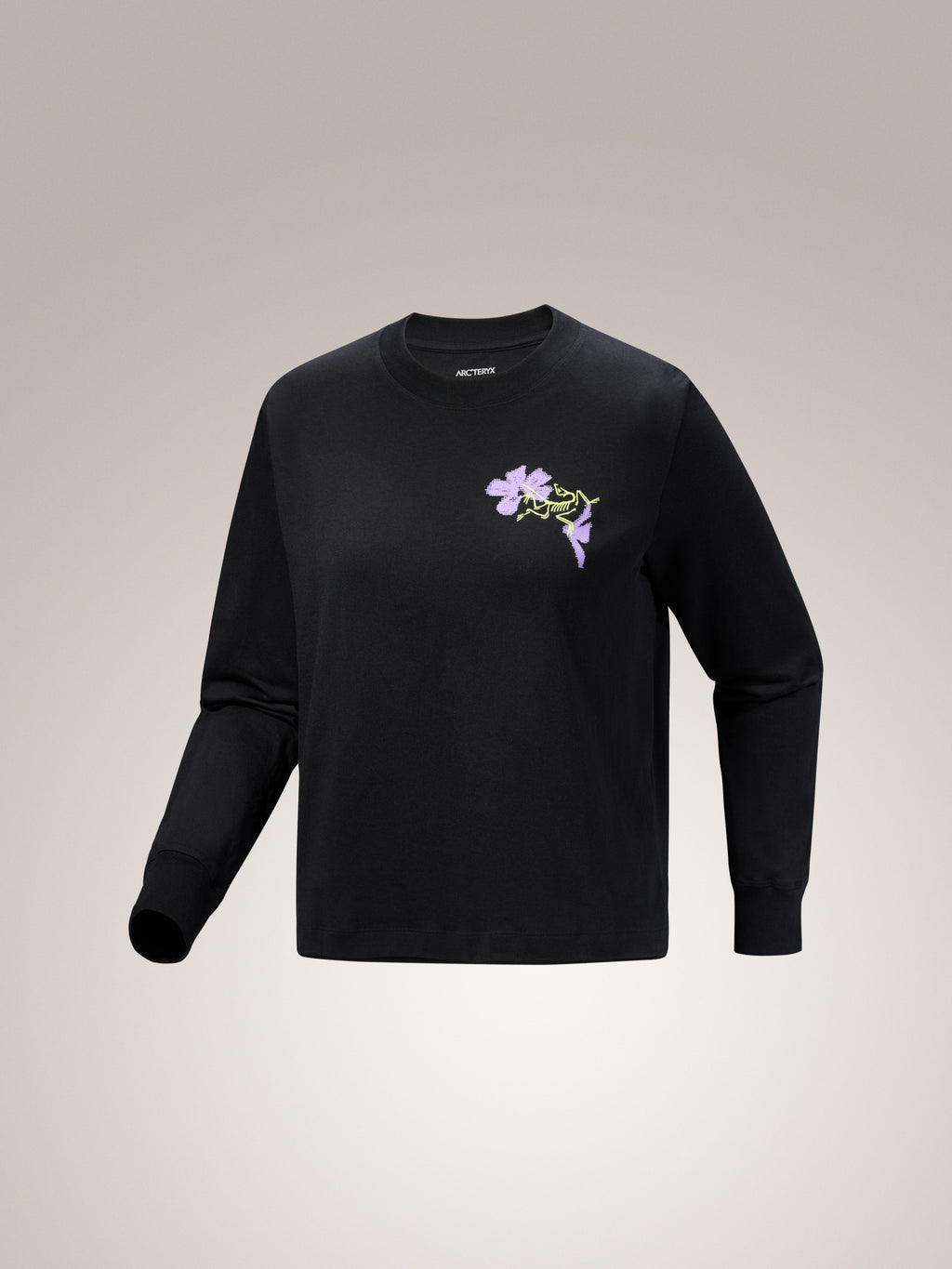 Kragg SL Cotton Bloom Crew Shirt LS Women's Black 