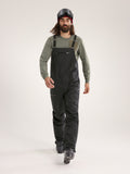 Sabre Bib Pant Black Front View