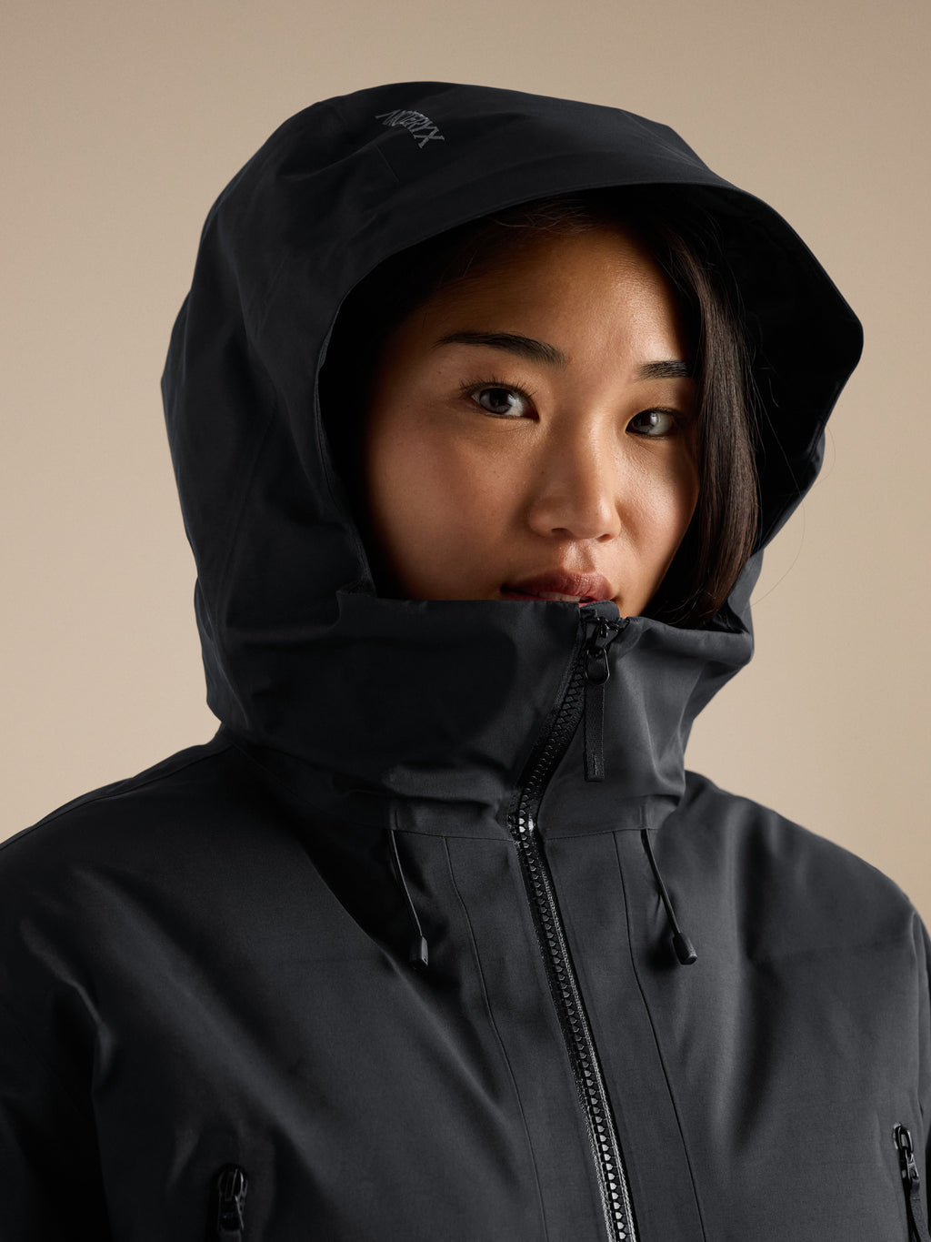 Liatris Down Jacket Women's Black Hood