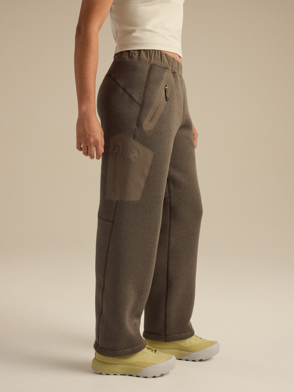 Covert Pant Women's Mongoose Heather Side View
