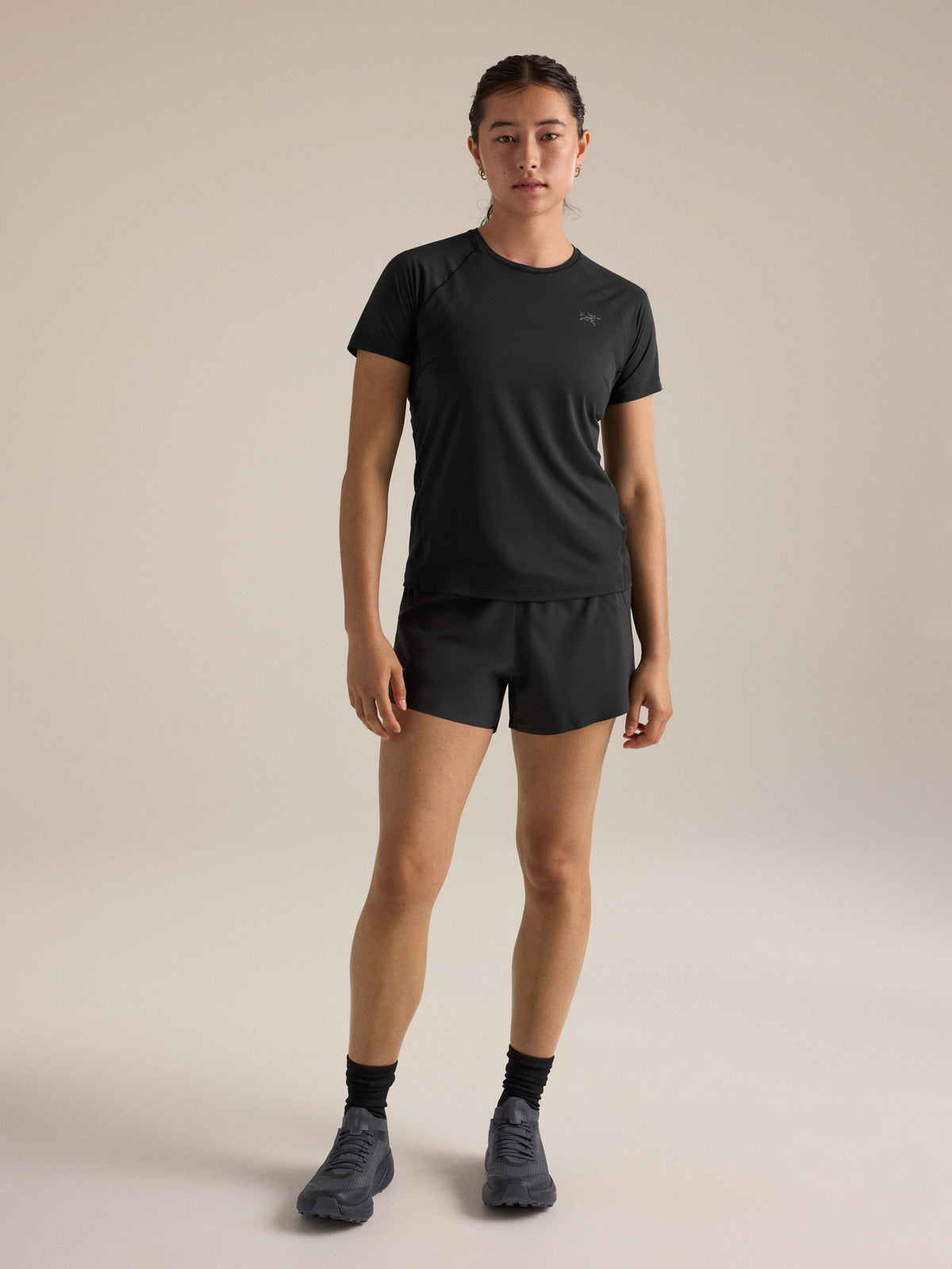 Norvan Crew Shirt SS Women's Black Full Body