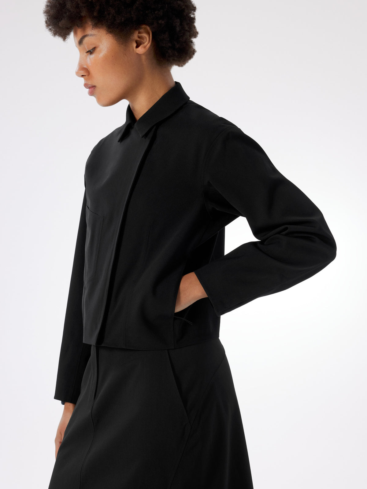 Belfry Wool Jacket Women's Black Detail 1