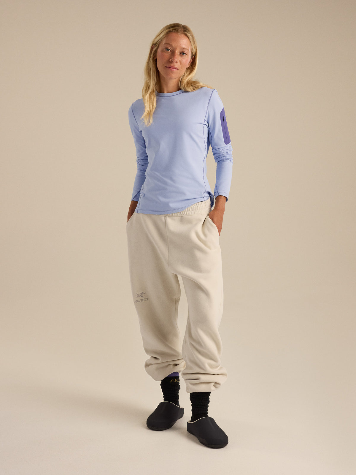 Rho Crew Neck LS Women's Kasumi / Blurple Hover