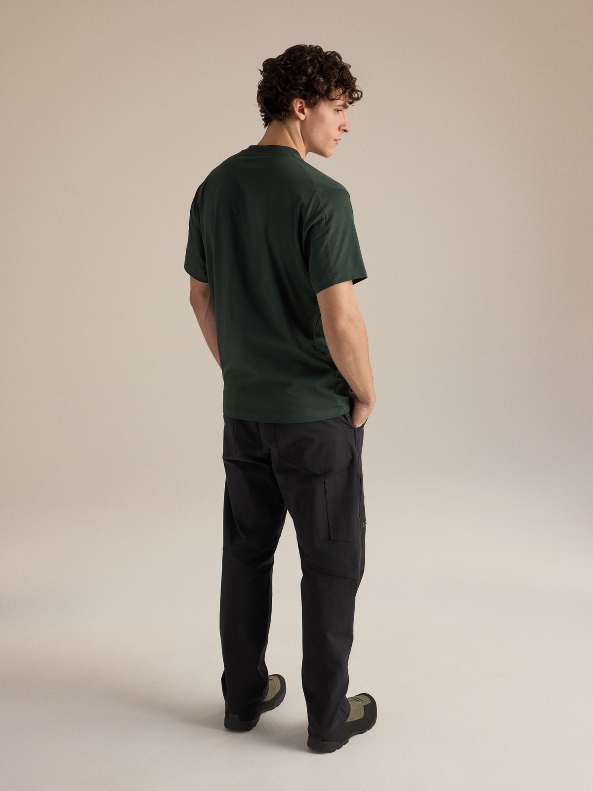 Kragg SL Cotton Shirt SS Dark Jade Hover