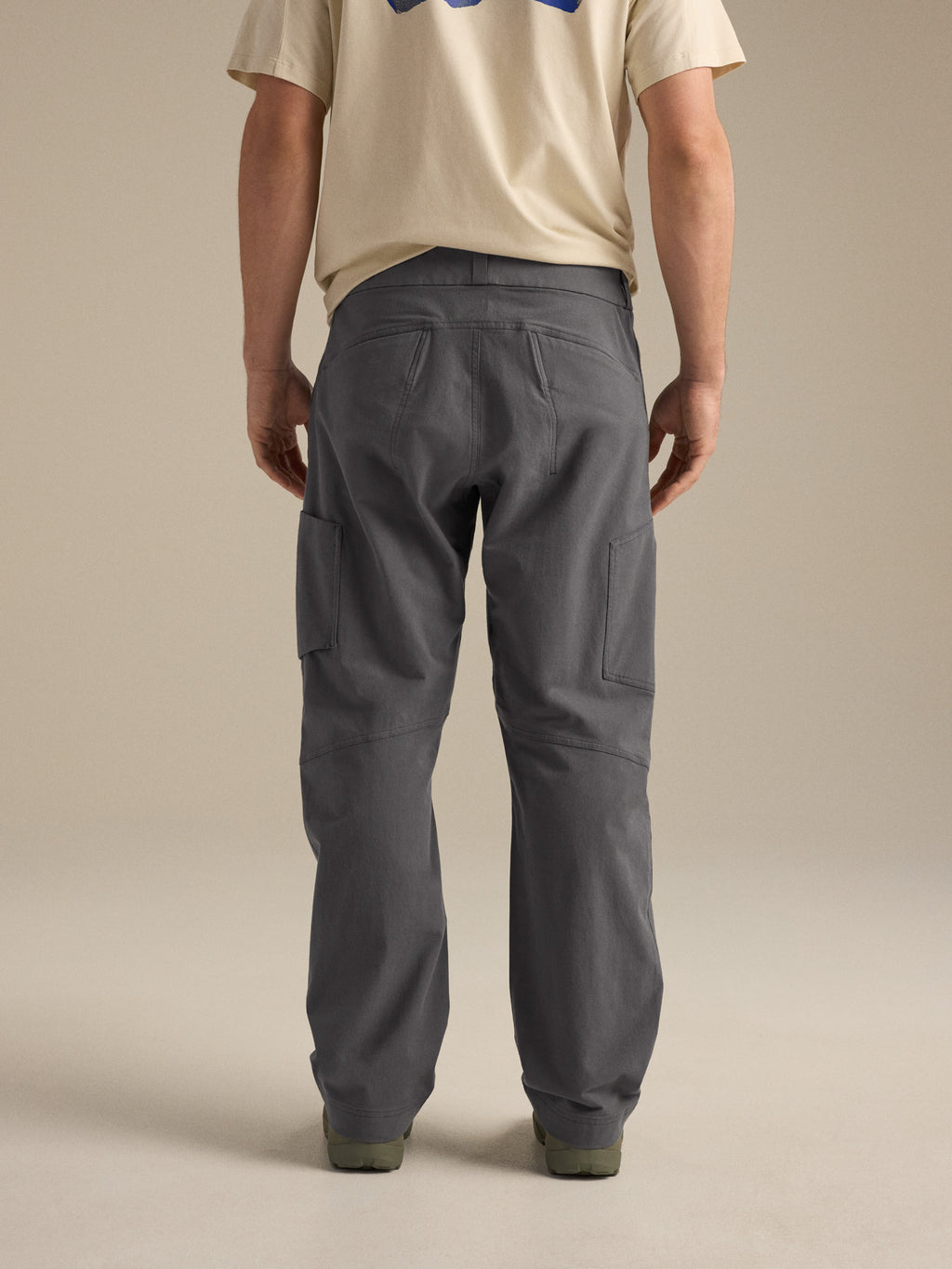 Cronin Cotton Pant Cloud Back View