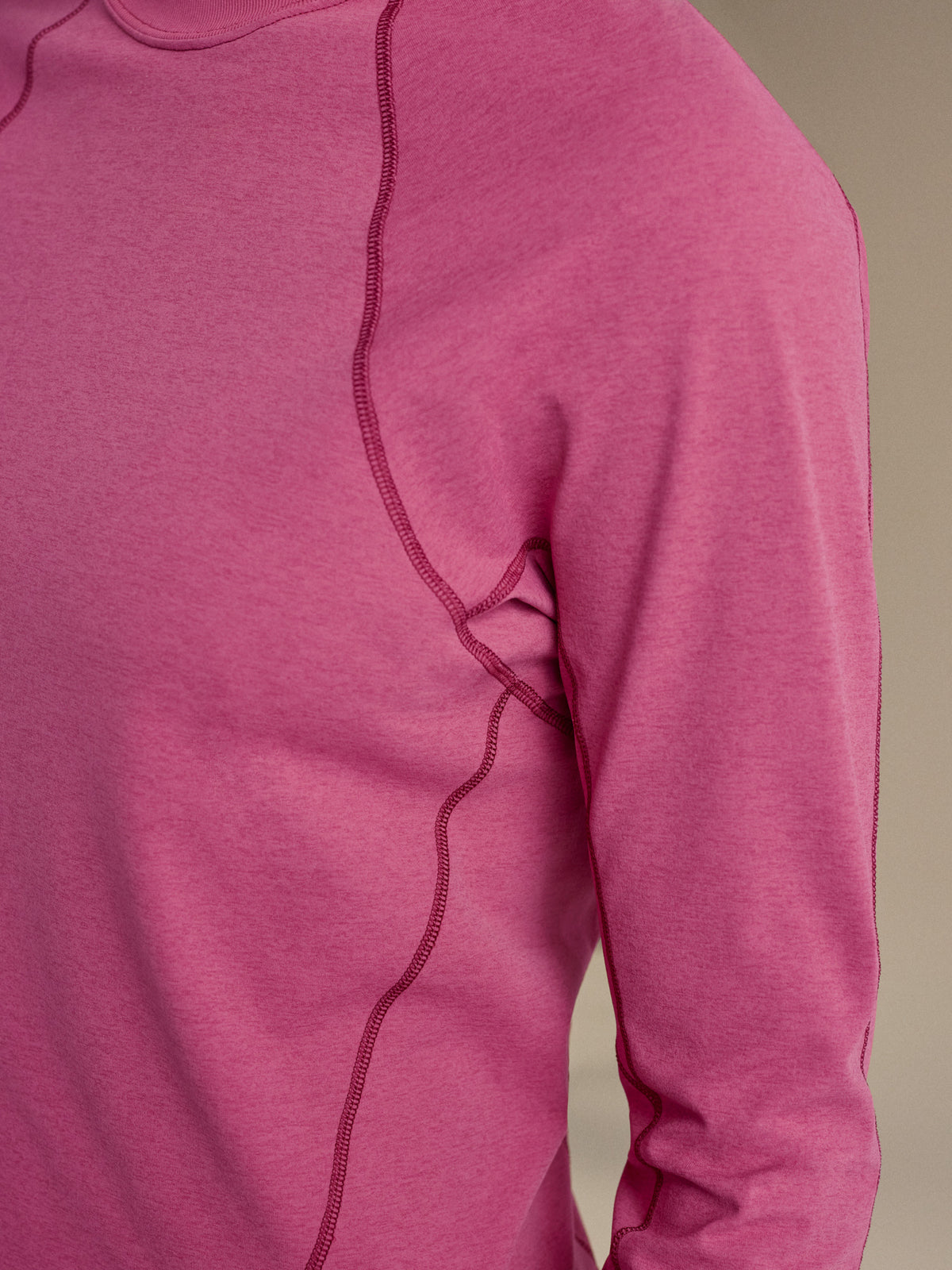 Rula T-Shirt LS Women's Lt Renegade / Renegade Fabric Detail
