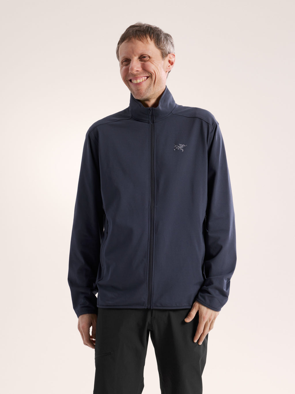 Kyanite Lightweight Jacket Black Sapphire Front View