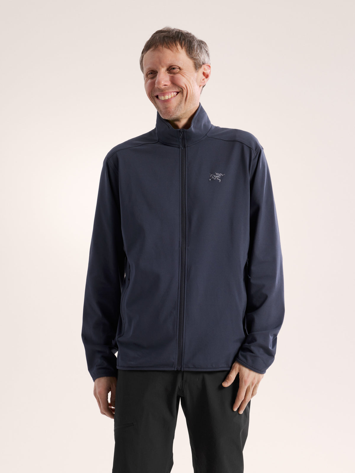 Kyanite Lightweight Jacket Black Sapphire Front View