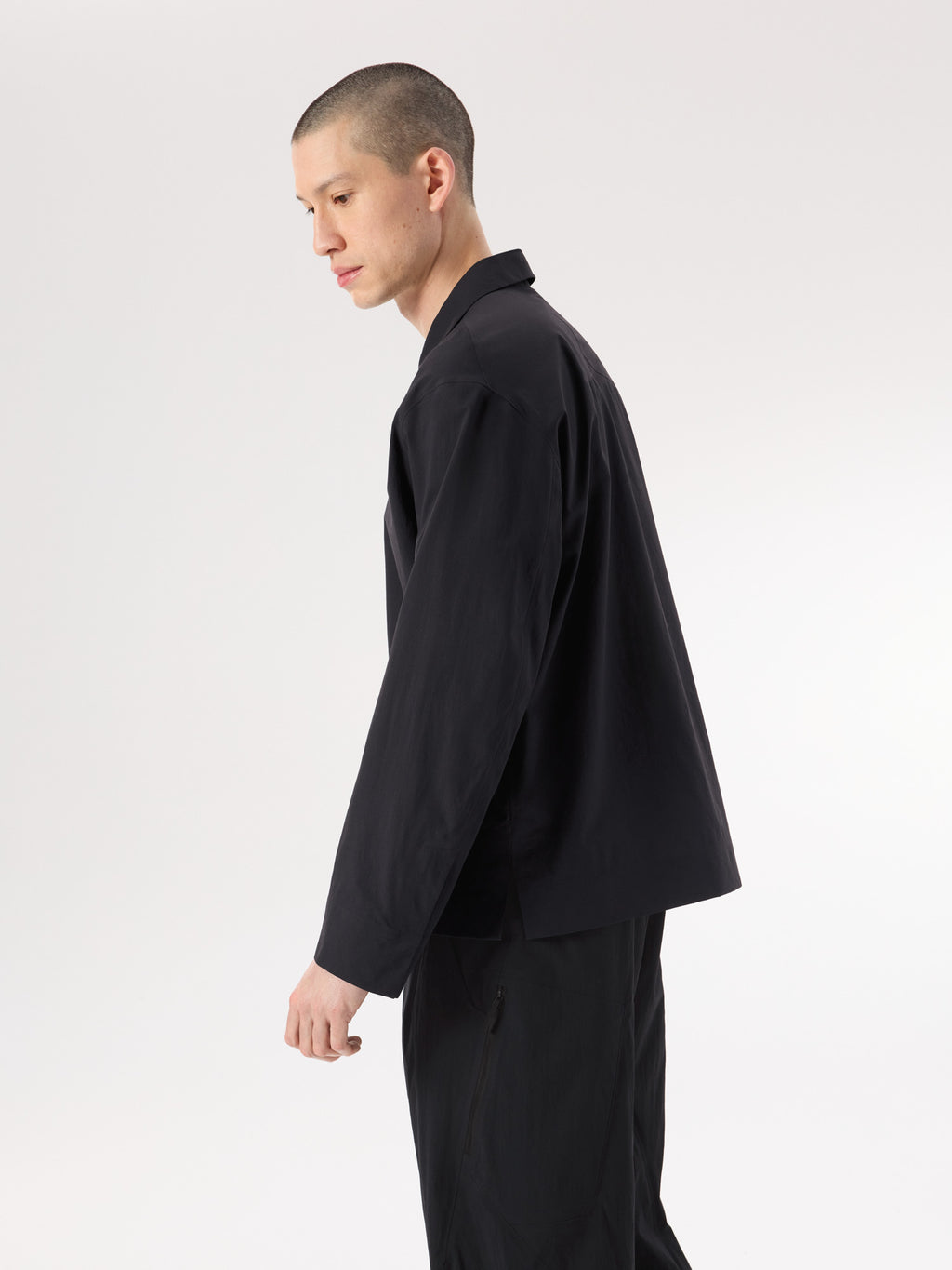 Cusec Shirt LS Black Profile