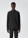 Metry Shirt LS Black Front View