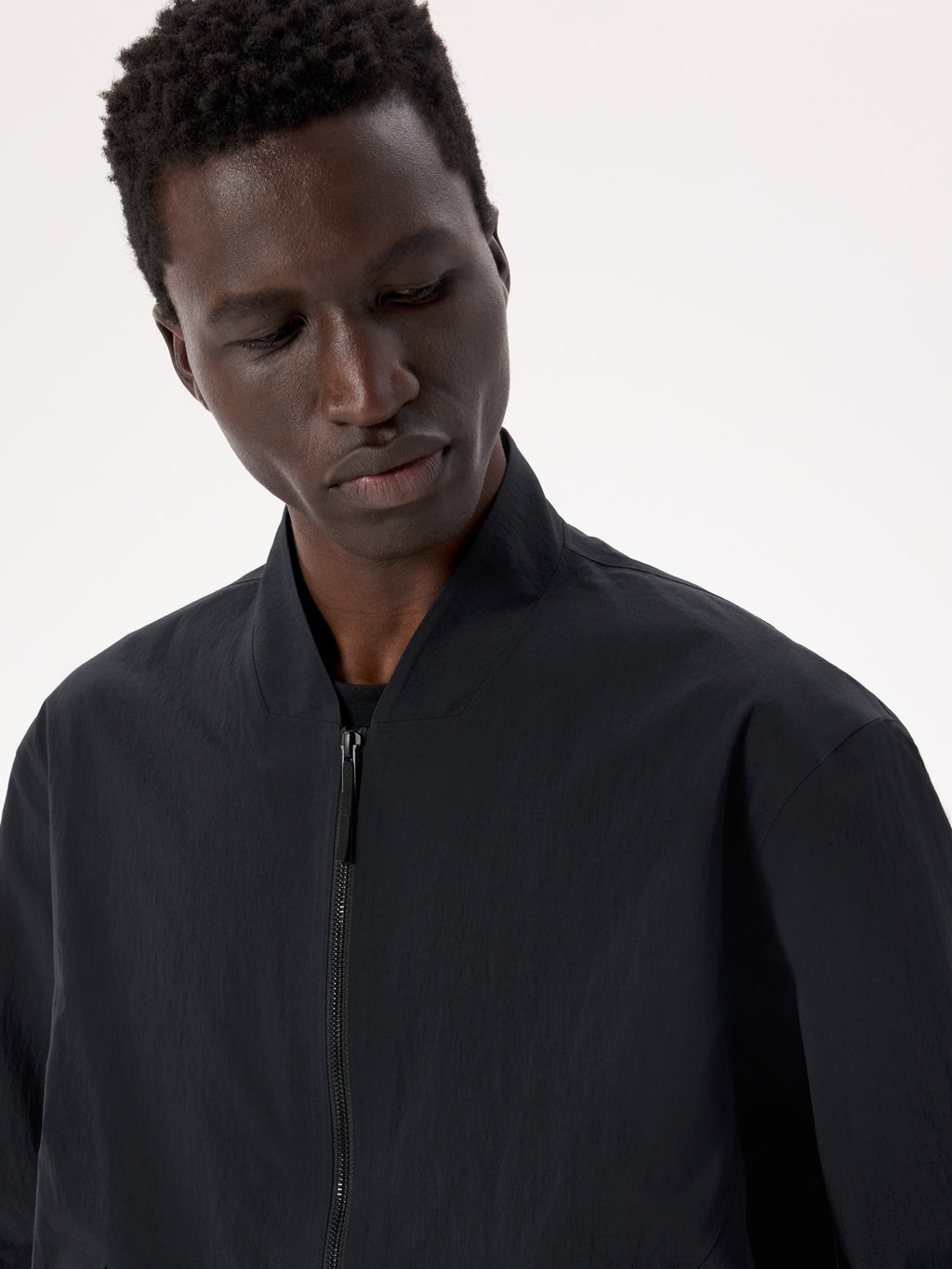 Diode Bomber Jacket Black Detail 1