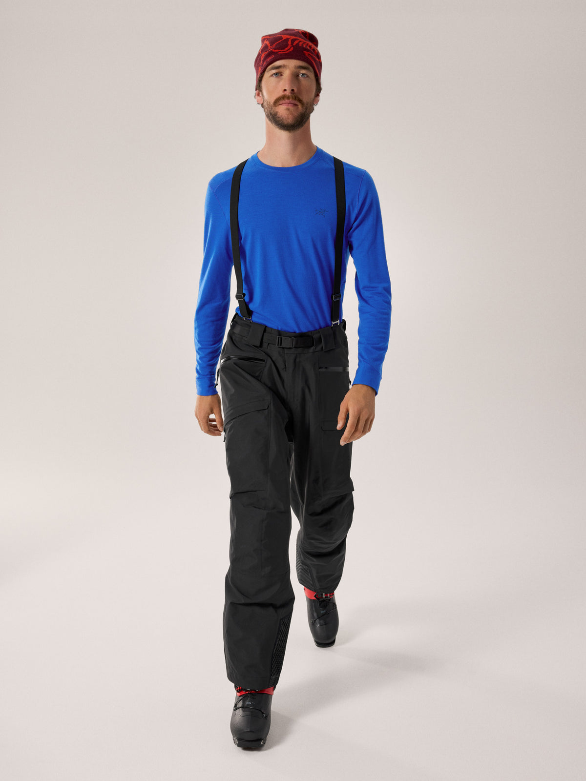Ski Guide Pant Black Front View