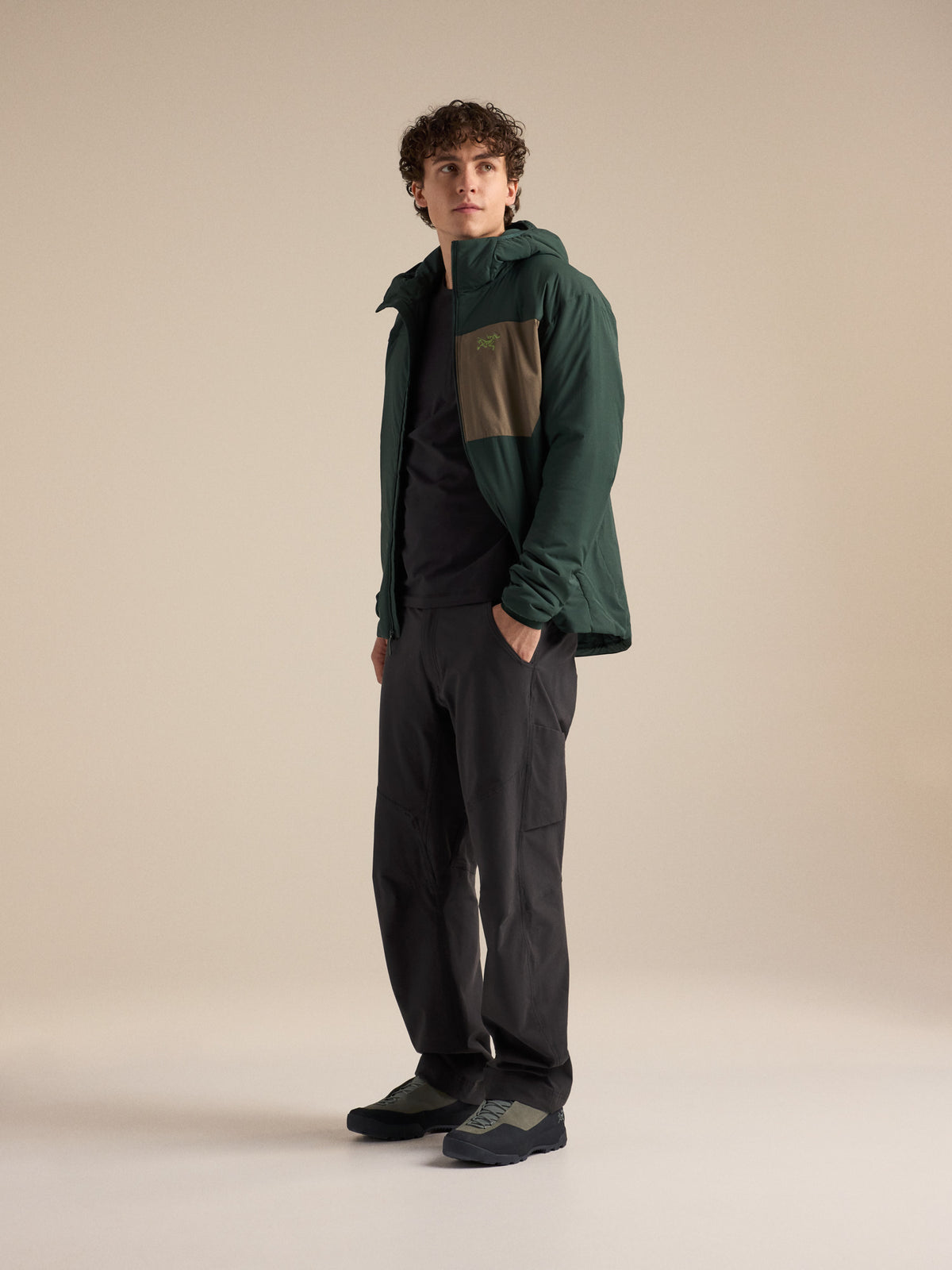 Proton Hoody Dark Jade / Mongoose Hover