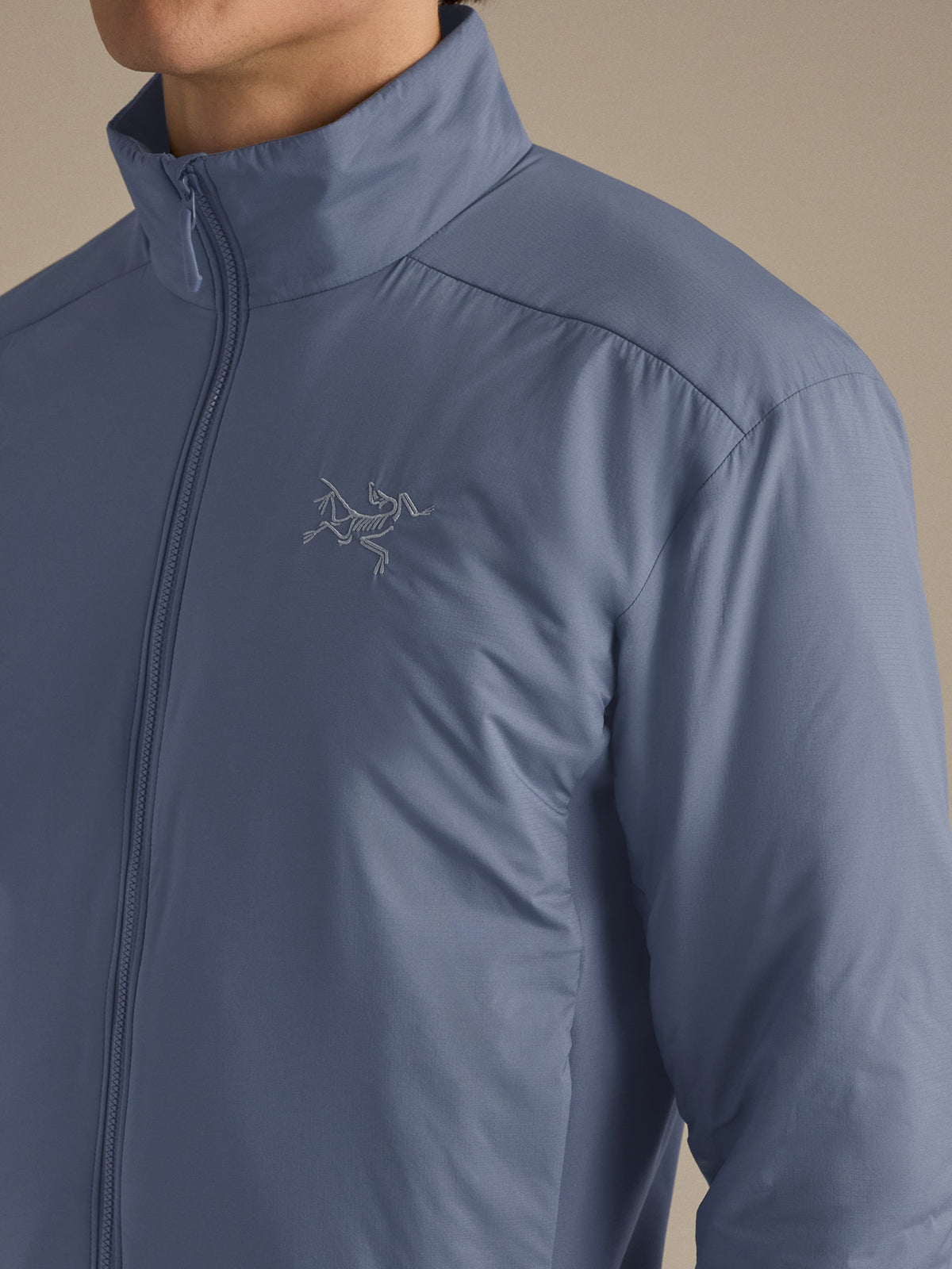 Atom Jacket Stratus Fabric Detail