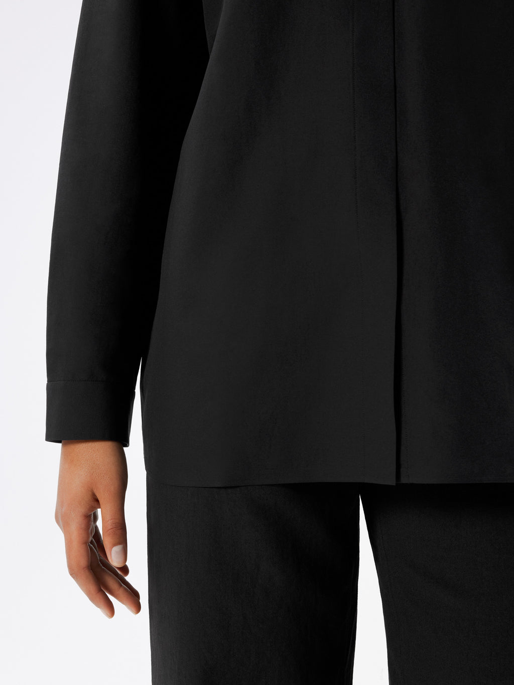 Pixa Shirt LS Women's Black Detail 1