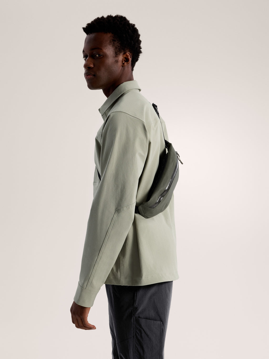Granville Crossbody Bag Dk Forage Side View