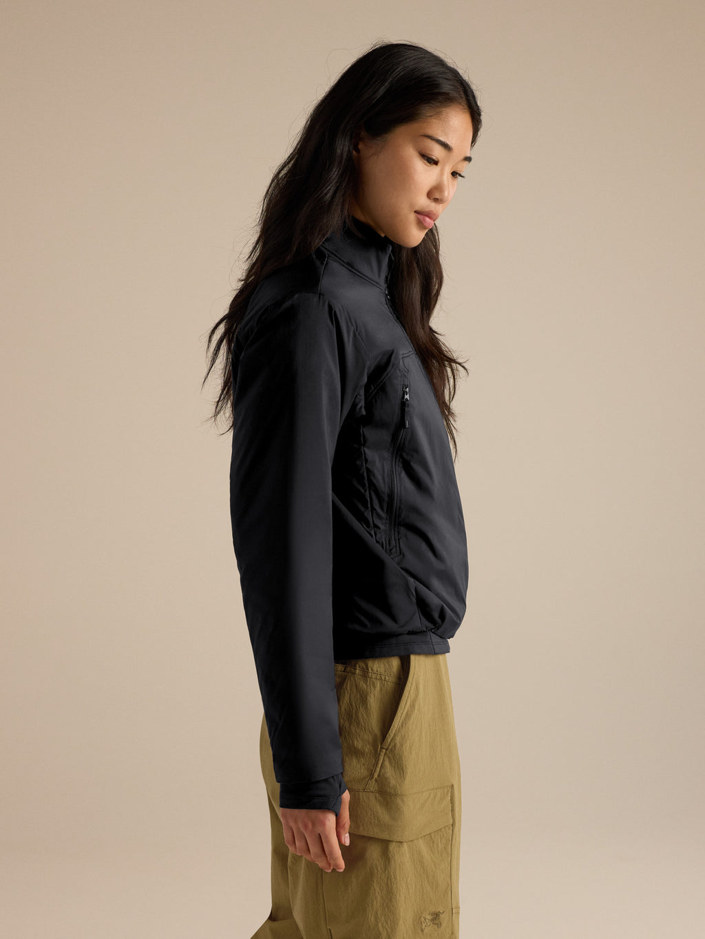 Elec Insulated Jacket Women's Black Side View