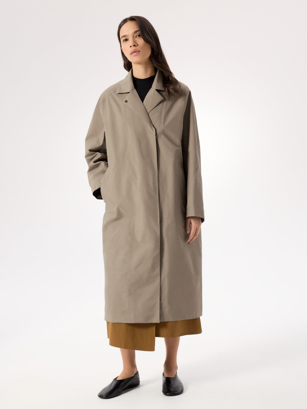 Nitra Trench Coat Women's Lt Gnosis Full Body