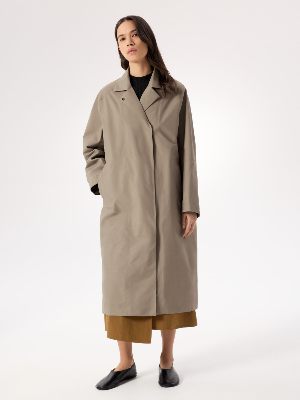 Nitra Trench Coat Women's Lt Gnosis Full Body