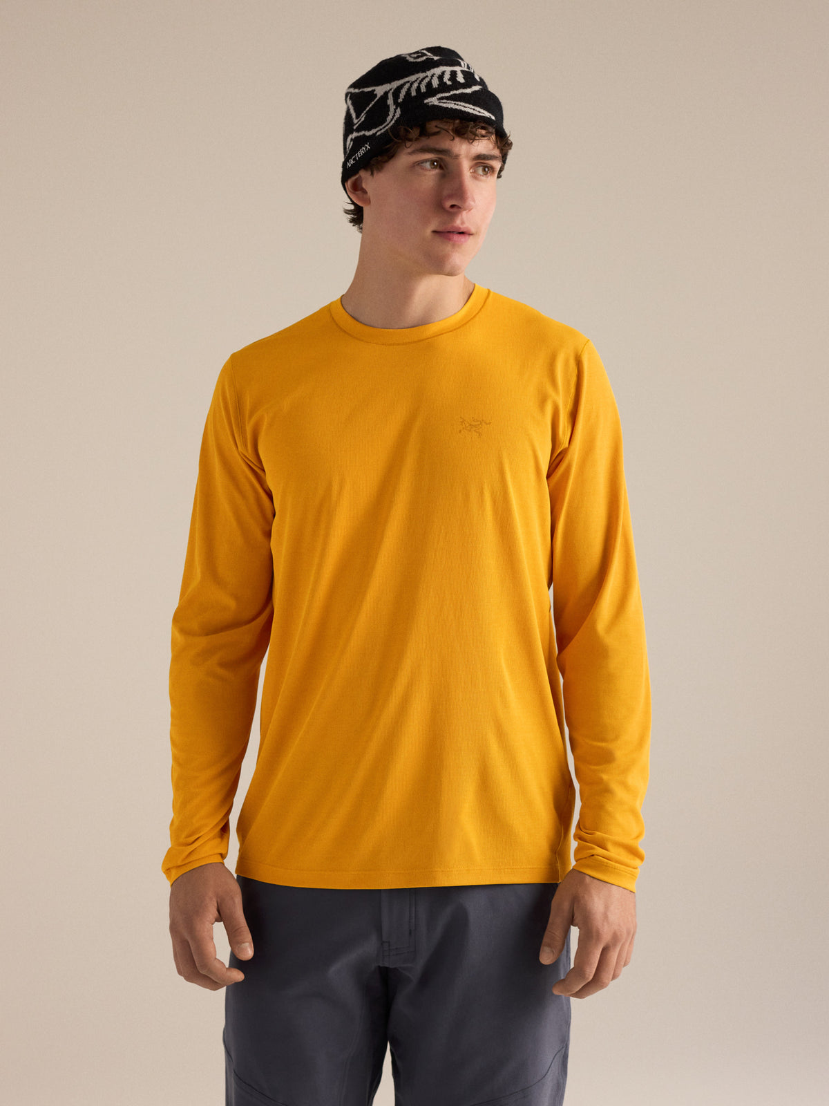 Cormac Crew Neck Shirt LS Nucleus Front View