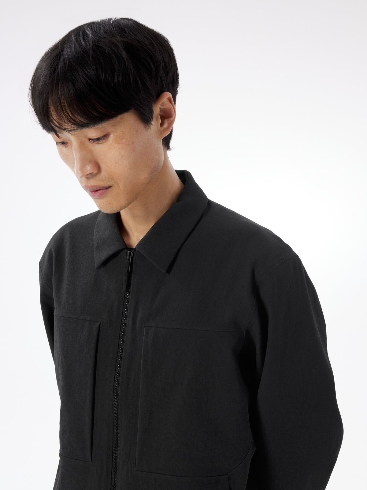 Mionn Insulated Overshirt Black Hover