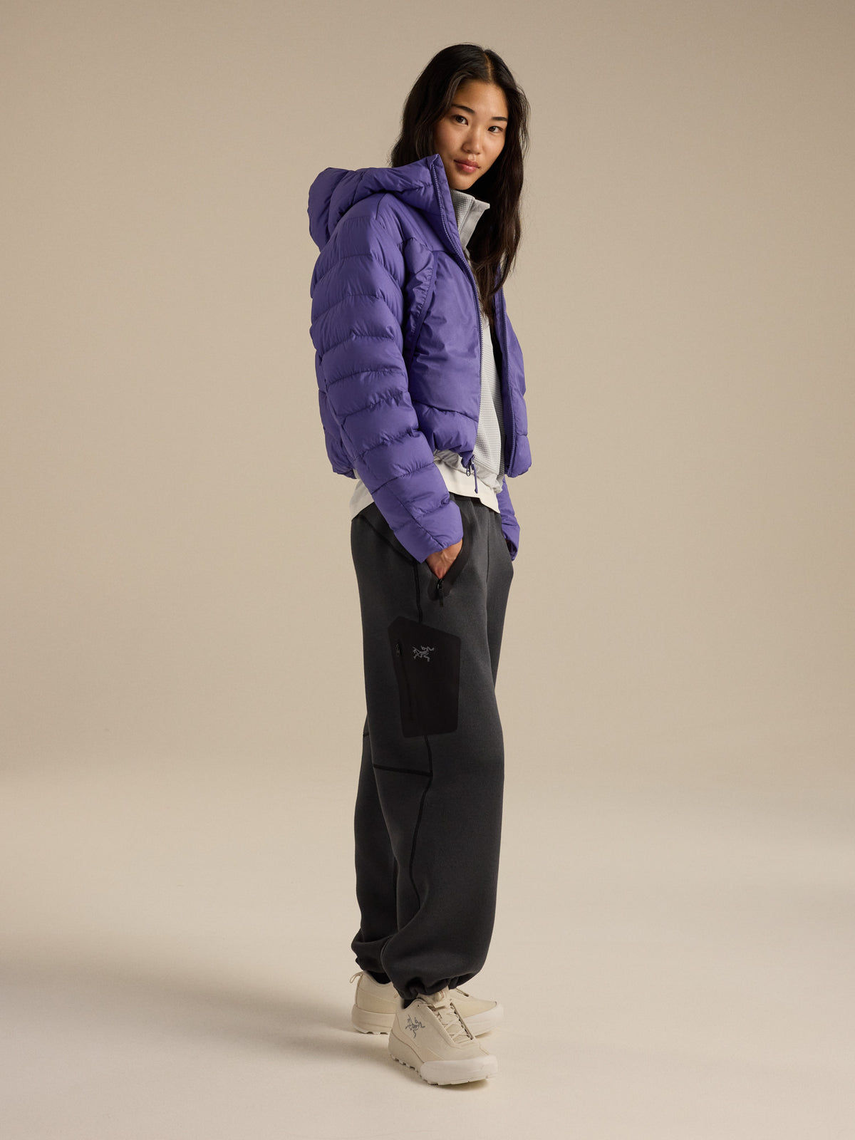 Omineca Short Jacket Women's Blurple Detail 2