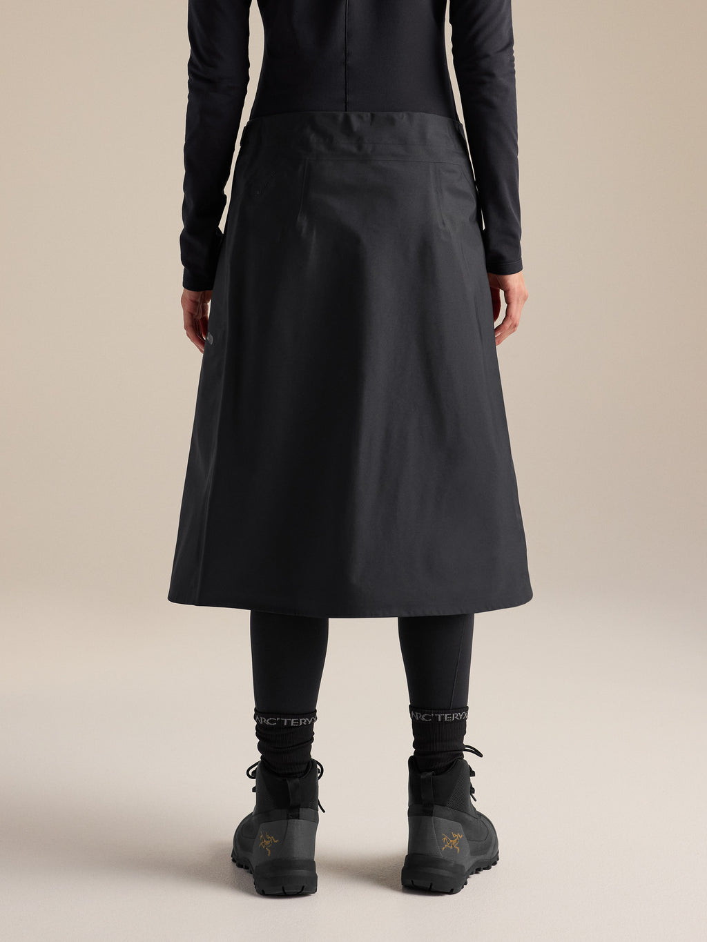 Beta SL Skirt Women's Black Back View