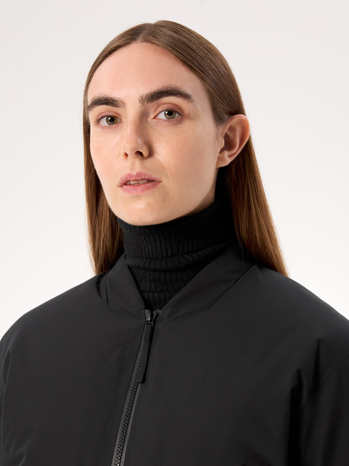 Decca Down Bomber Women's Black Detail 1