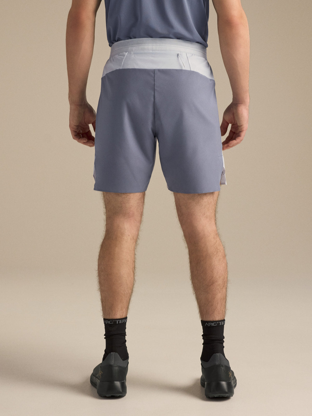 Norvan Liner Short 7" Solitude / Stratus Back View