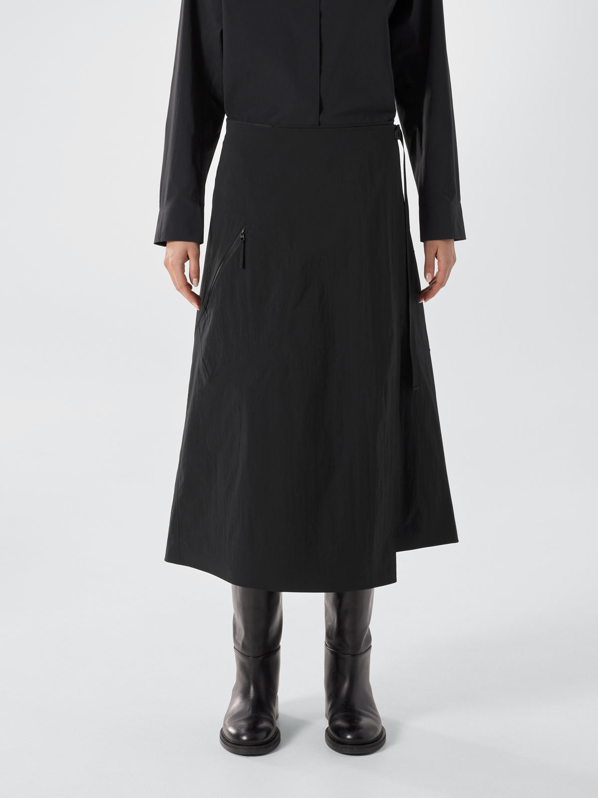 Lota Skirt Women's Black Front View