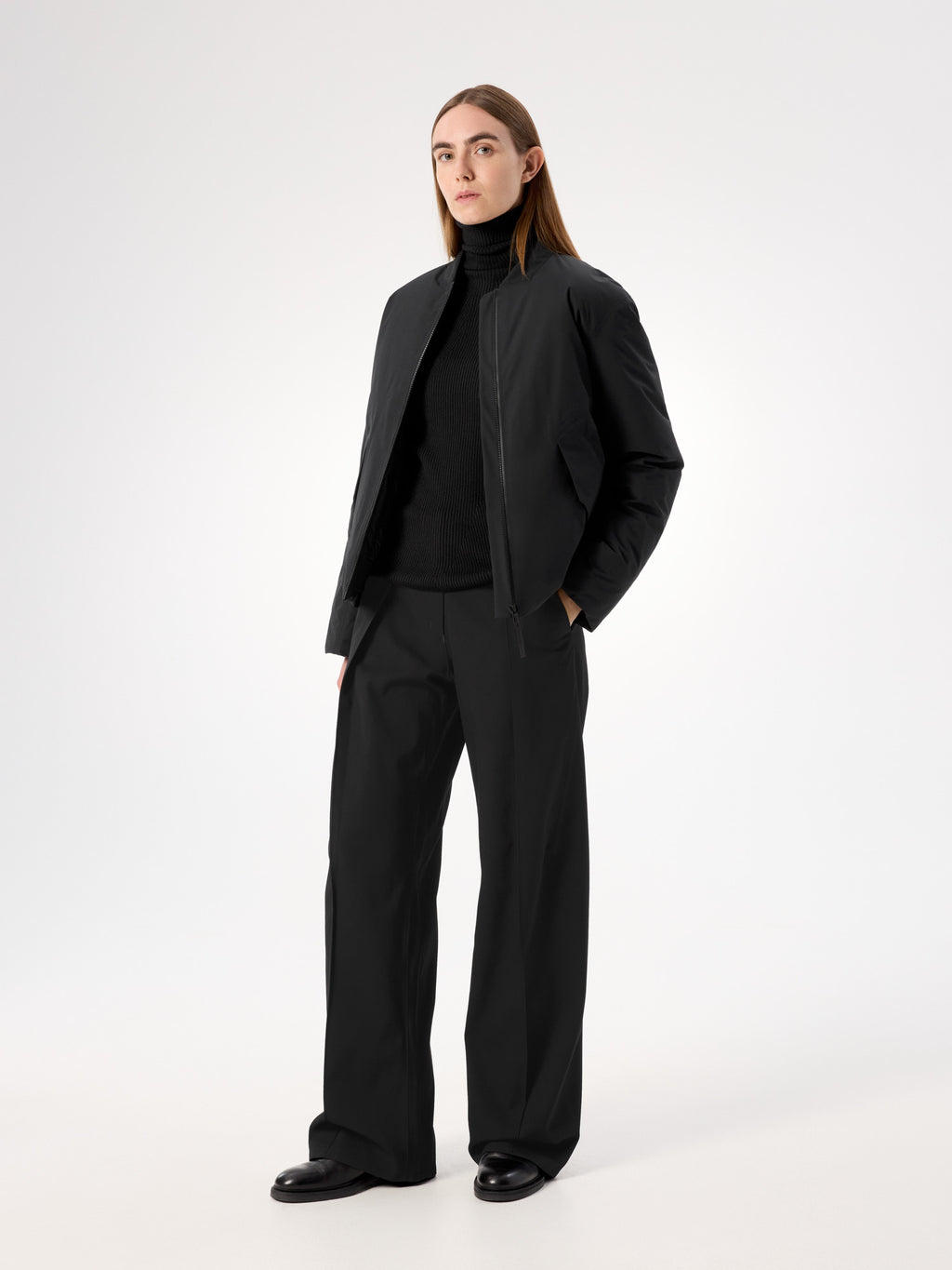 Decca Down Bomber Women's Black Full Body