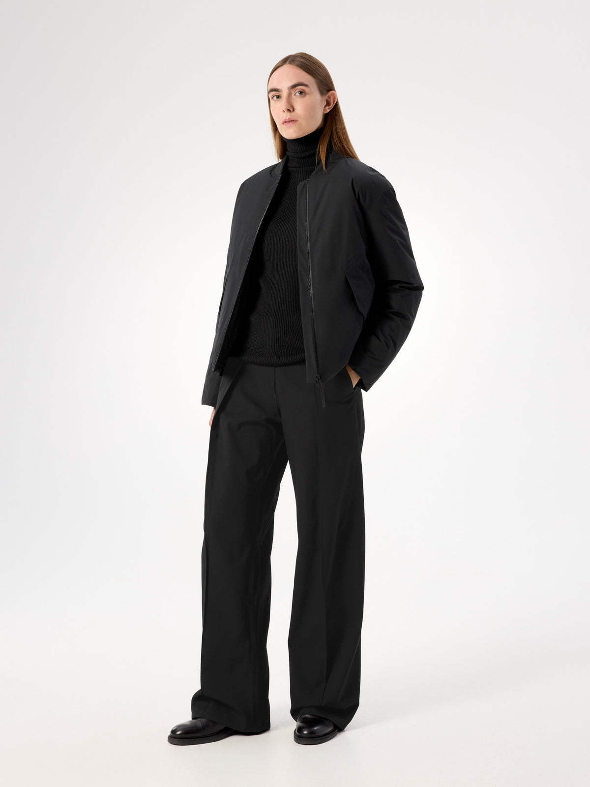 Decca Down Bomber Women's Black Full Body