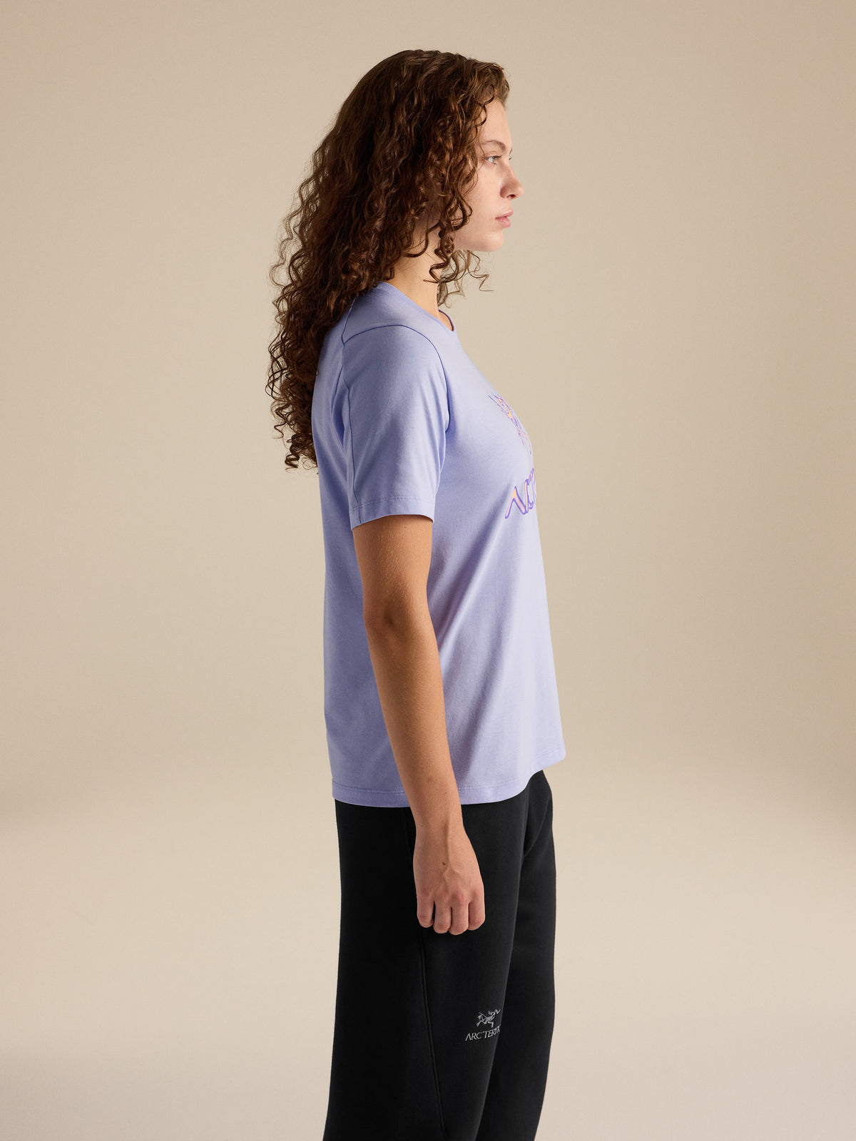 Kragg SL Cotton Heatmap Crew Shirt SS Women's Kasumi Side View