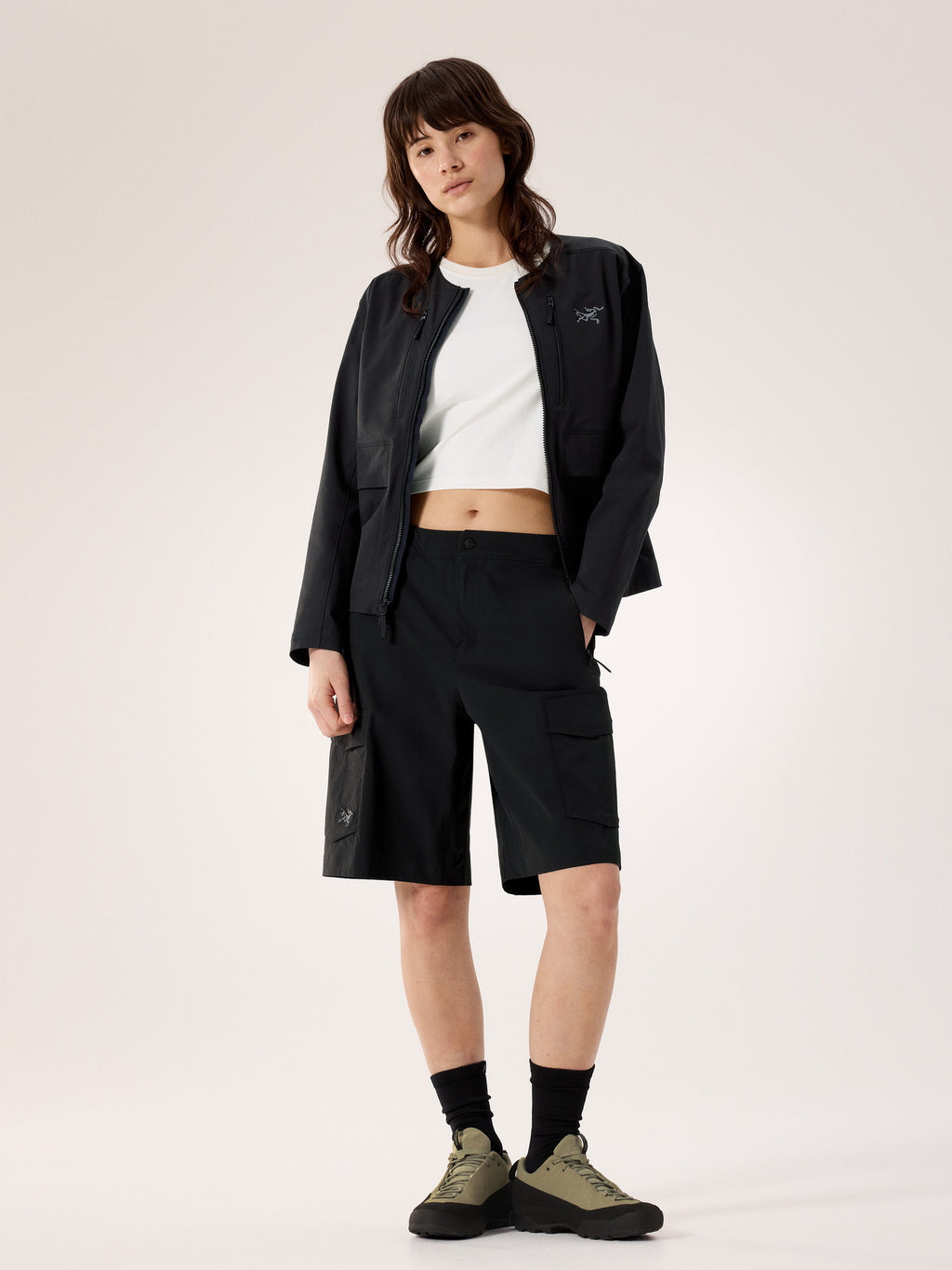 Sonii SL Utility Short 10" Women's Black Full Body