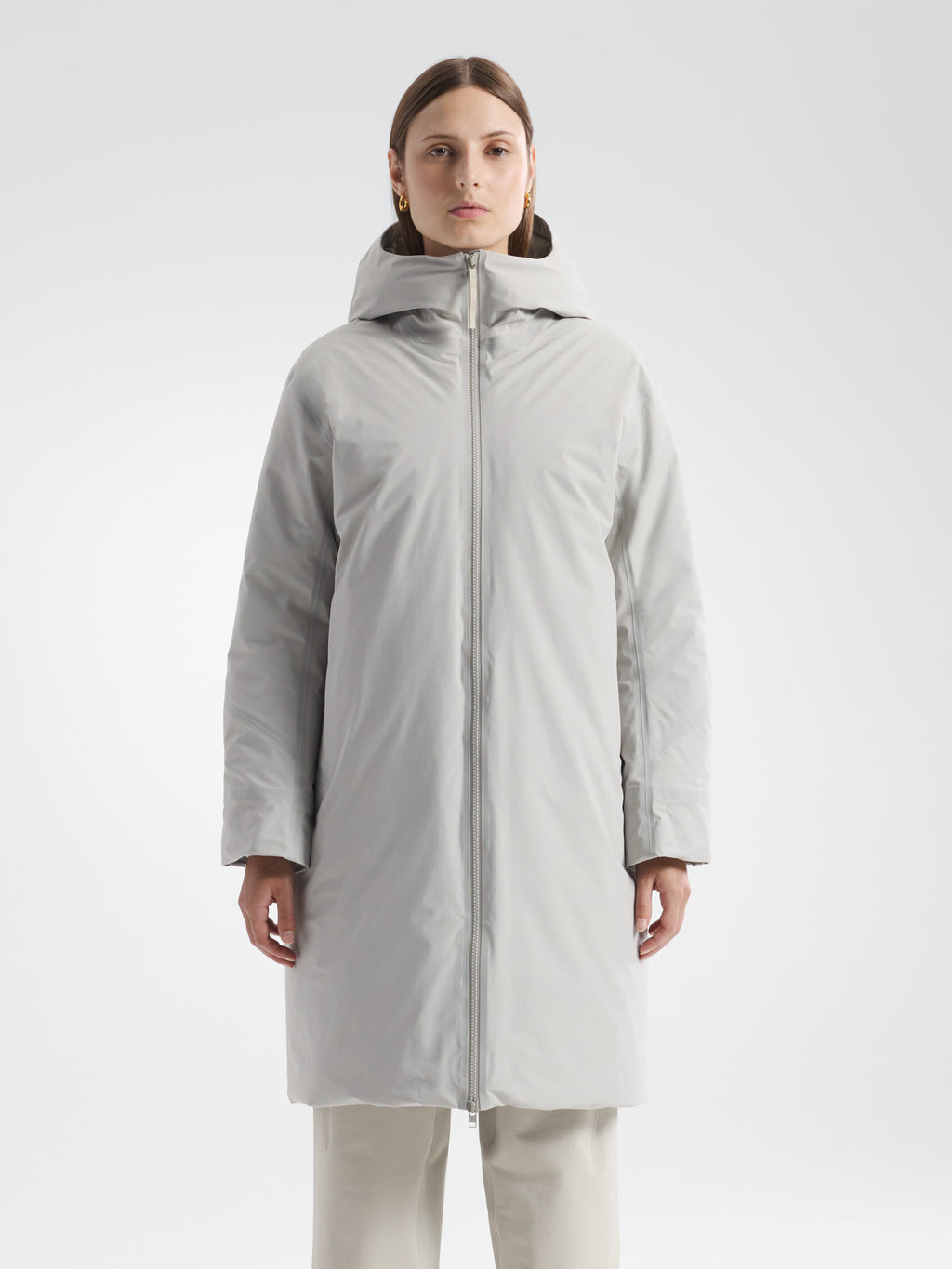 Decca Down Parka Women's Dark Cocoon Front View
