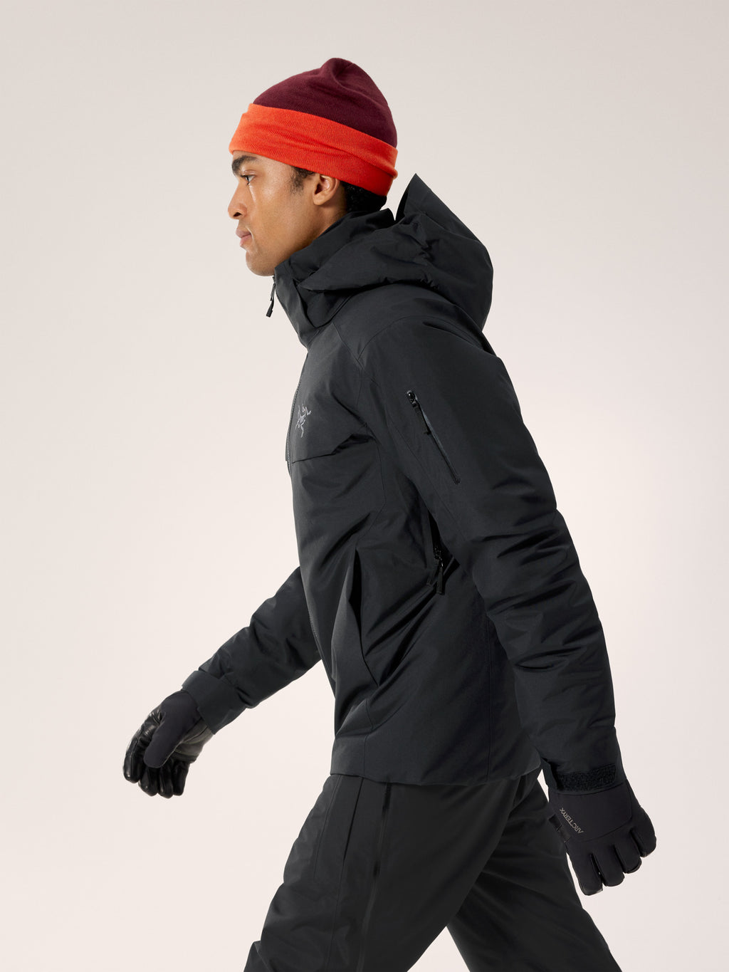 Macai Jacket Black Side View