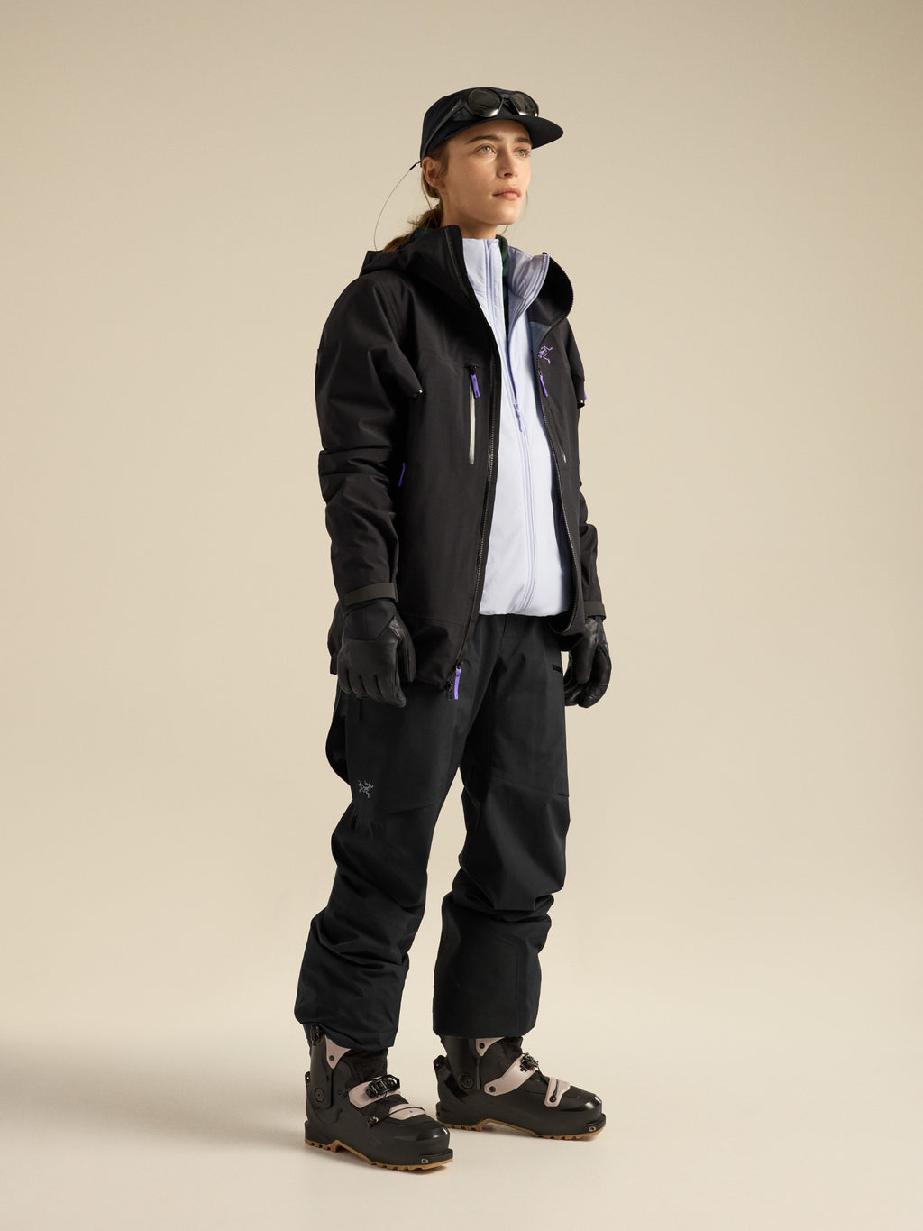 Rush Bib Pant Women's Black Hover