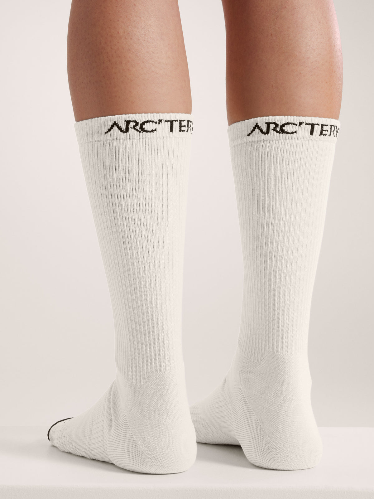 Synthetic Mid Sock Sea Salt Back View