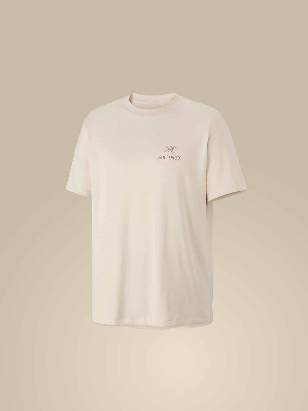 Kragg SL Cotton Bird Word Shirt SS Sea Salt / Mongoose 