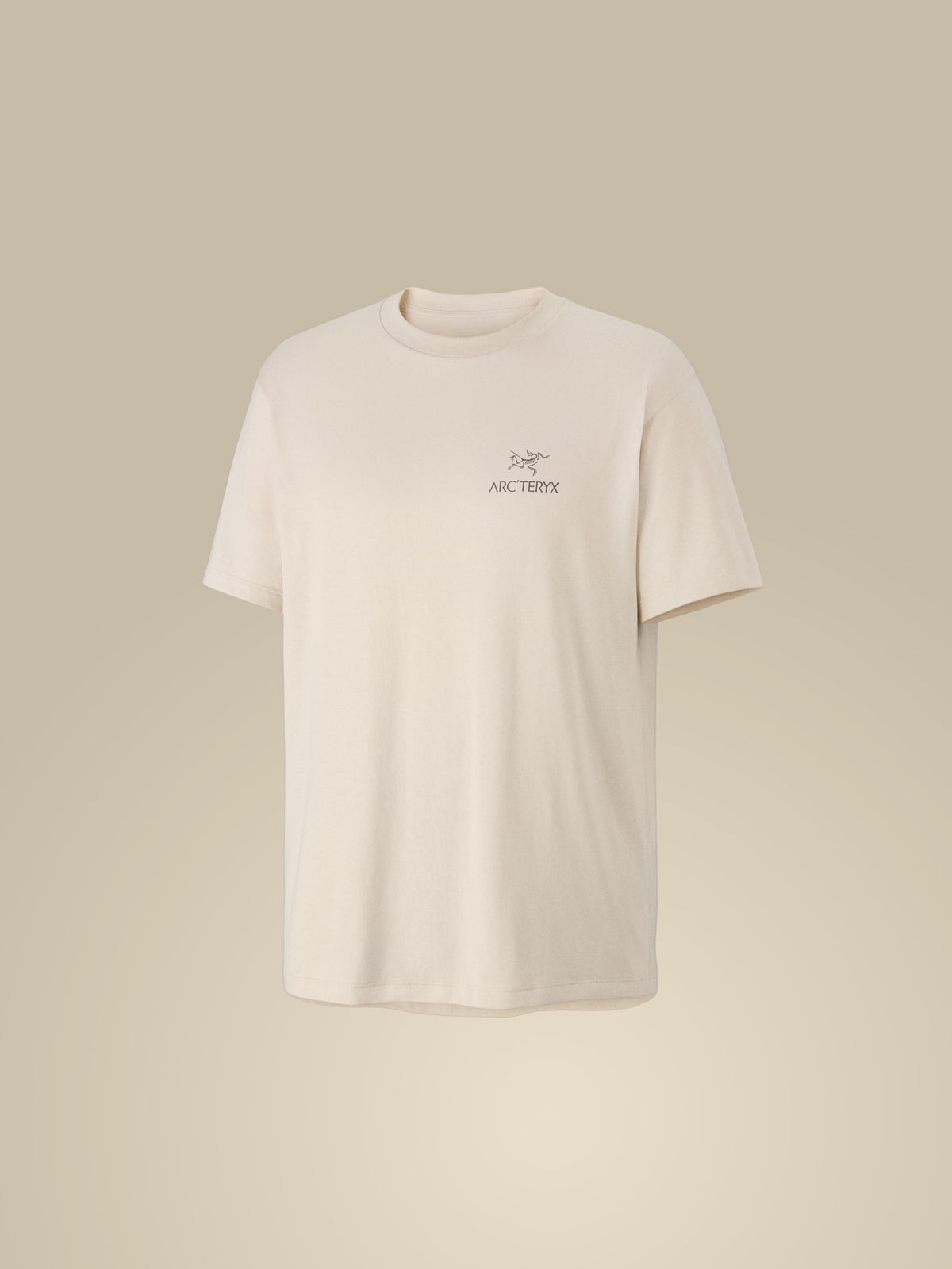 Kragg SL Cotton Bird Word Shirt SS Sea Salt / Mongoose 