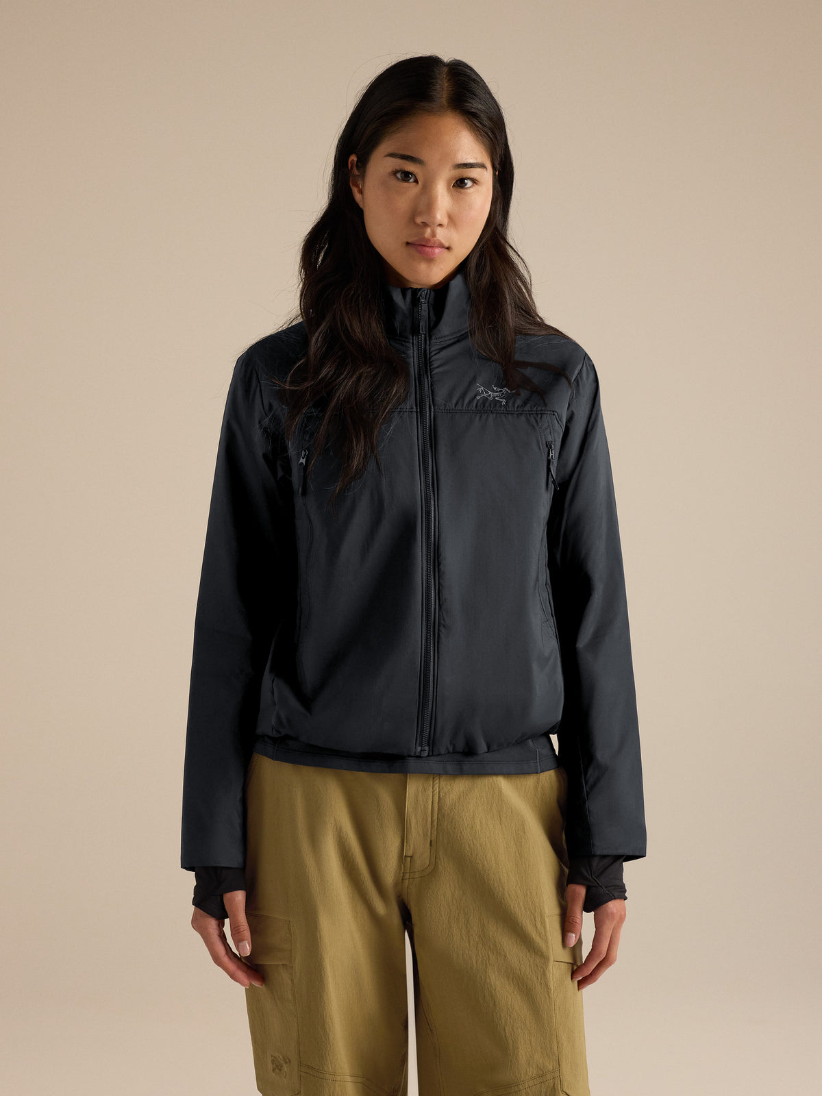 Elec Insulated Jacket Women's Black Front View