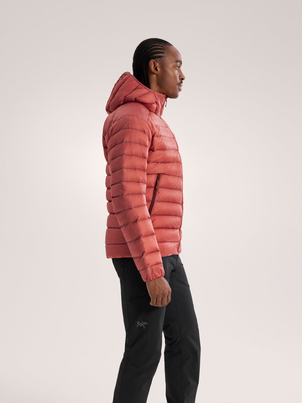 Cerium Hoody Stone Red Side View